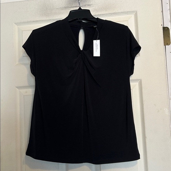 Banana Republic Factory Tops - Banana Republic Factory Black Twist Front Blouse Size Small NWT